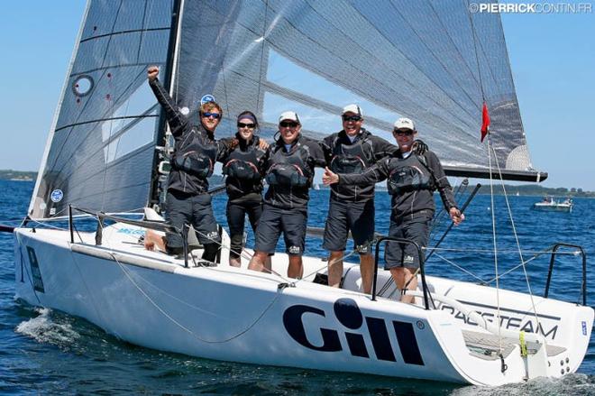 Miles Quinton's Gill Race Team GBR694 with Geoffry Carveth in helm ©  Pierrick Contin http://www.pierrickcontin.fr/